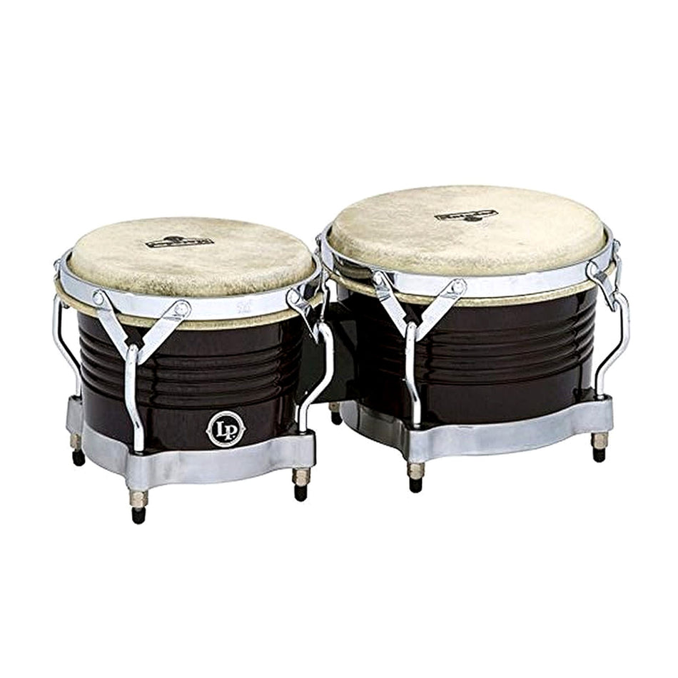 Latin Percussion M201BK Bongo 7-1/4" y 8-5/8" Matador Series Black