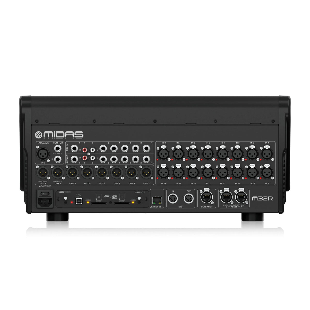 Midas M32R LIVE Consola Digital 40 Canales 16 Preamps