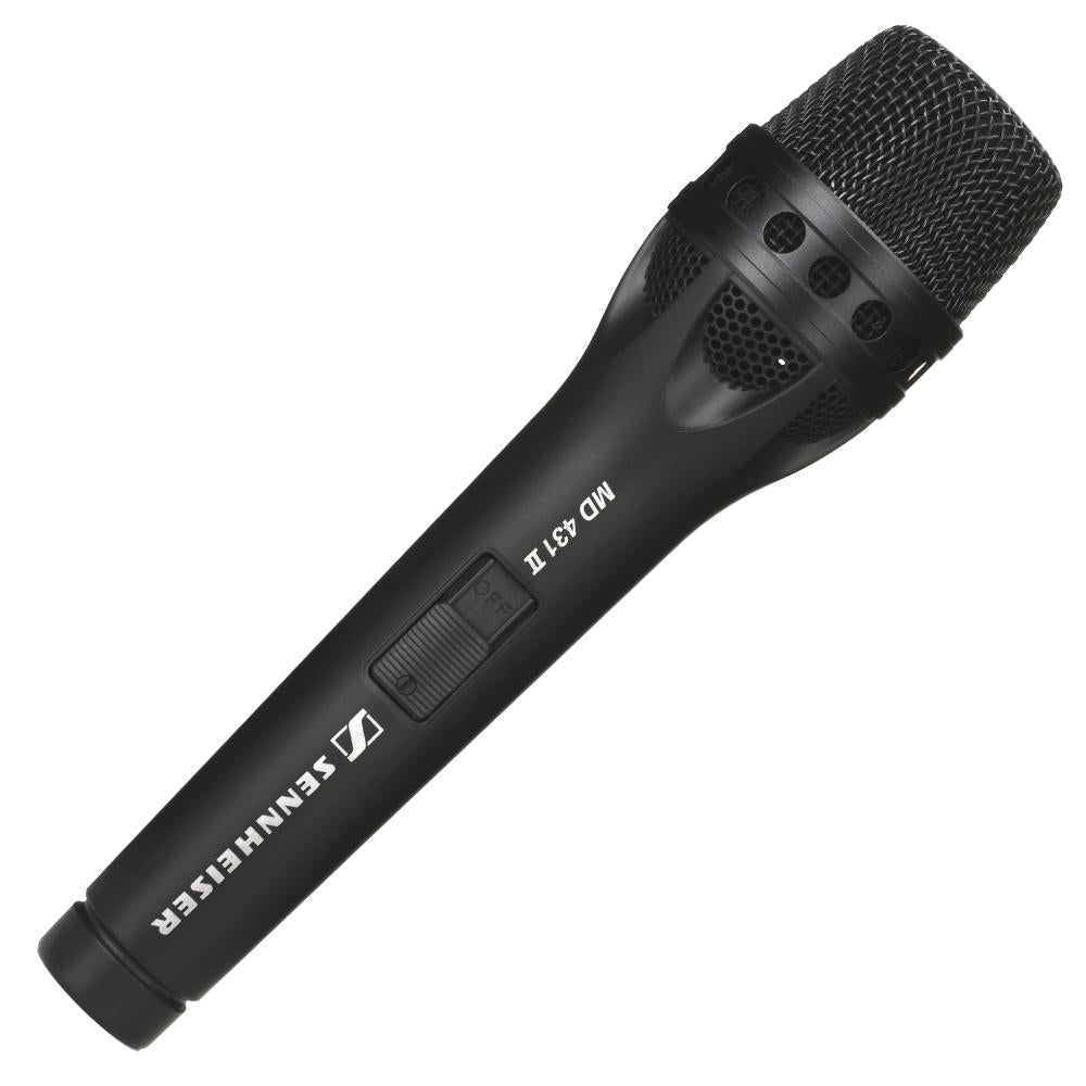 Sennheiser MD431 Micrófono Dinámico Vocal con Switch On/Off Supercardi ...