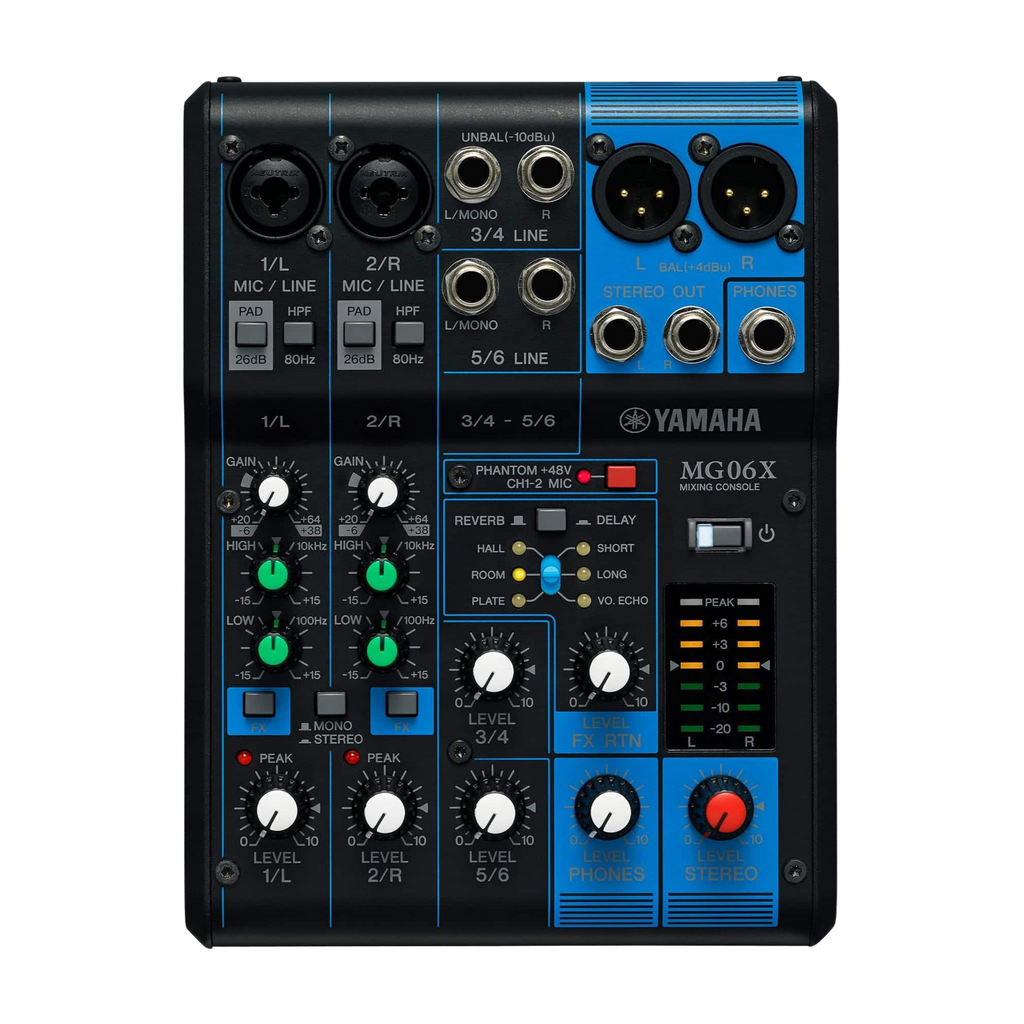 Yamaha MG06X Consola de Audio Análoga – Promusic
