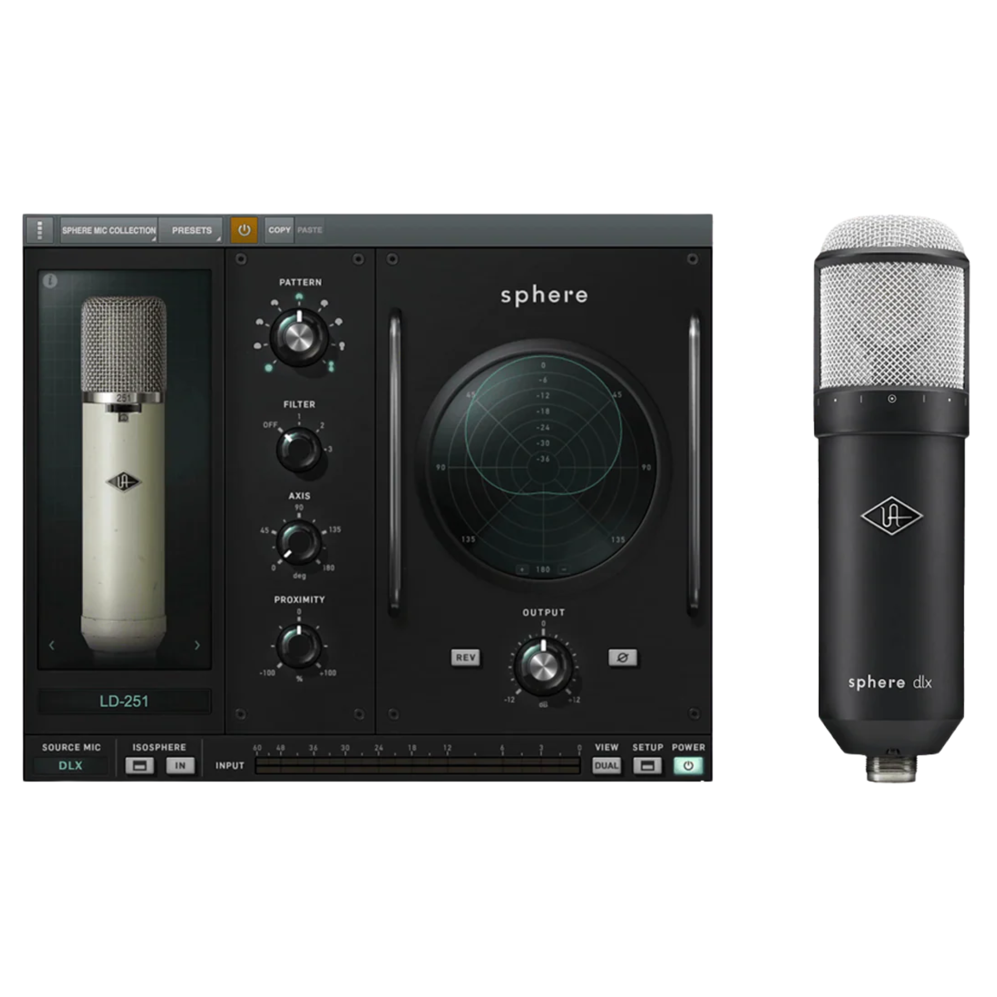 Universal Audio Sphere DLX Micrófono Condensador de Modelado