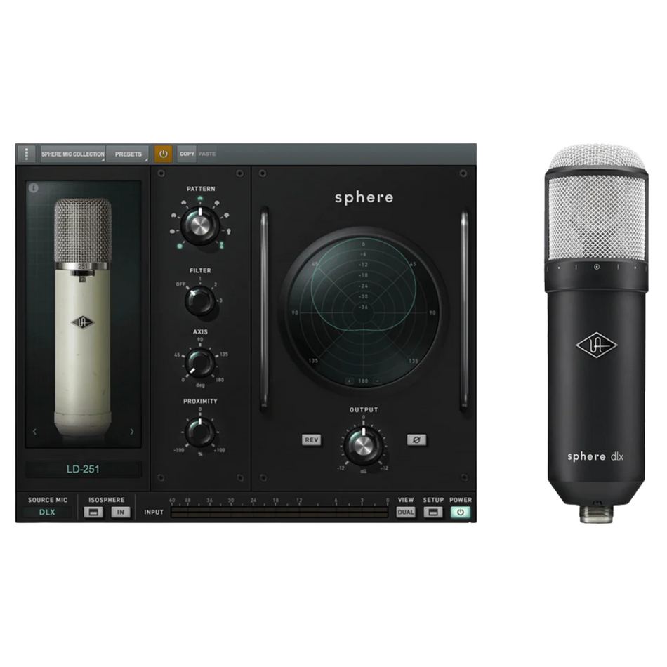 Universal Audio Sphere DLX Micrófono Condensador de Modelado