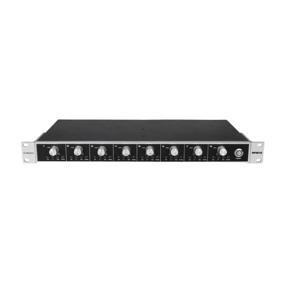 Alctron MP8V2 Preamplificador de Micrófono 8 Canales