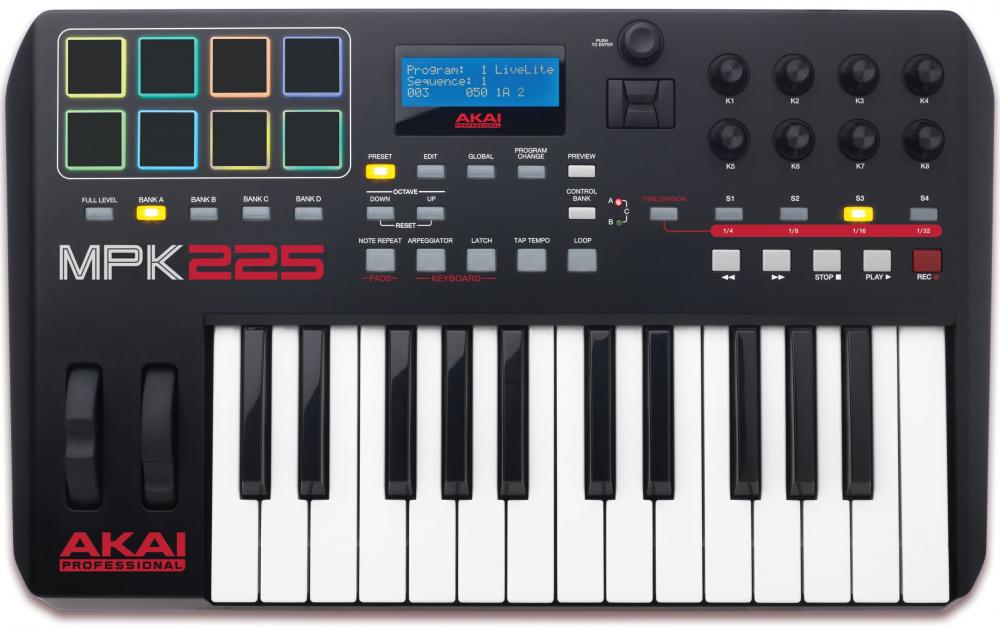 Akai MPK225 Controlador MIDI - USB 25 teclas