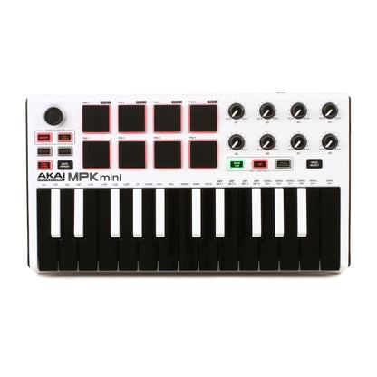 Akai MPK Mini White MK3 Controlador 25 teclas