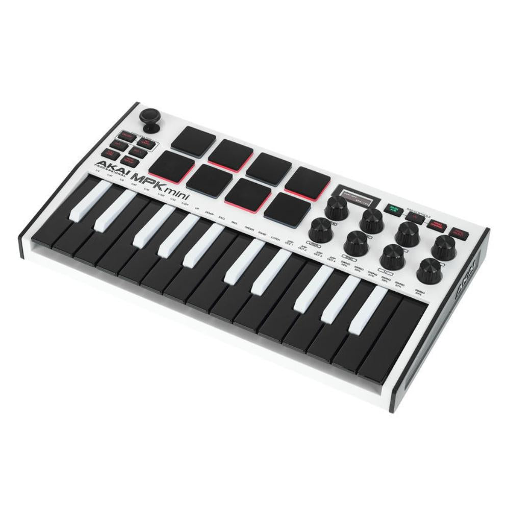 Akai MPK Mini White Controlador MIDI - USB 25 teclas