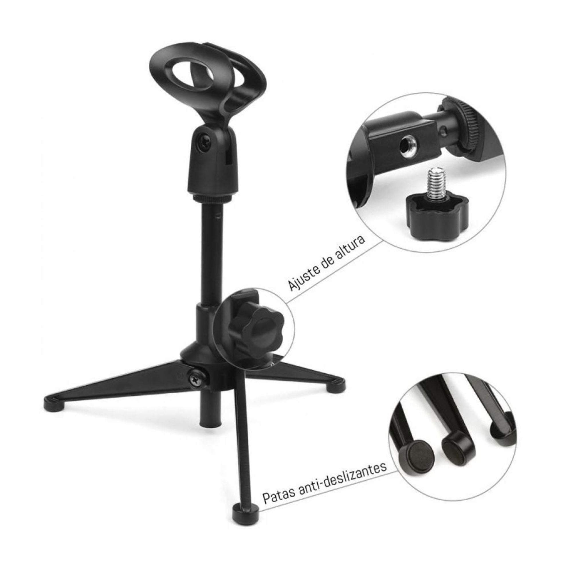 Accuracy Pro Audio MS120 Atril Micrófono Sobremesa