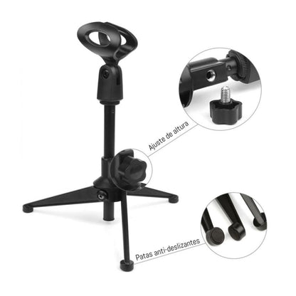 Accuracy Pro Audio MS120 Atril Micrófono Sobremesa