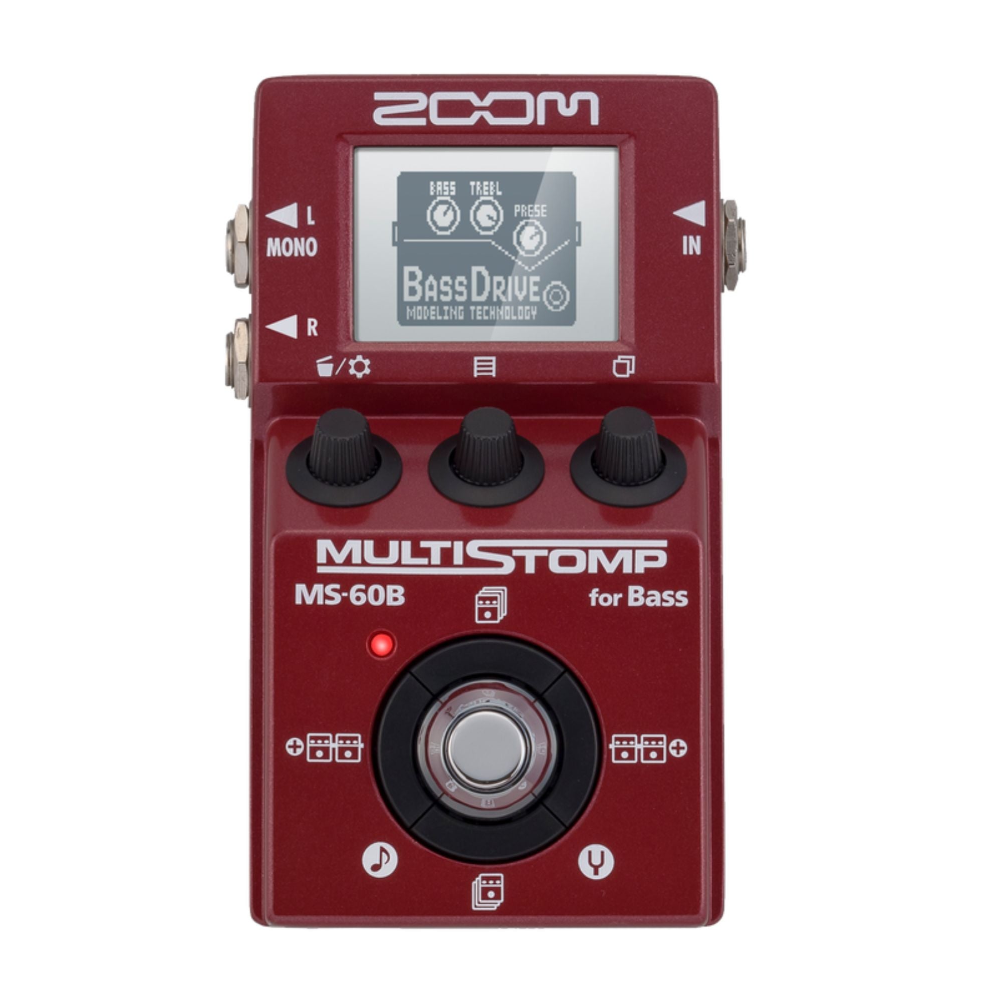 Zoom MS-60B Pedal de Bajo Multiefecto