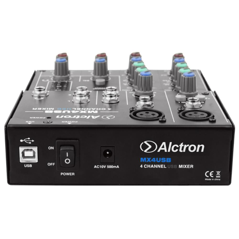 Alctron MX4USB Mezclador Análogo 4 Canales - USB