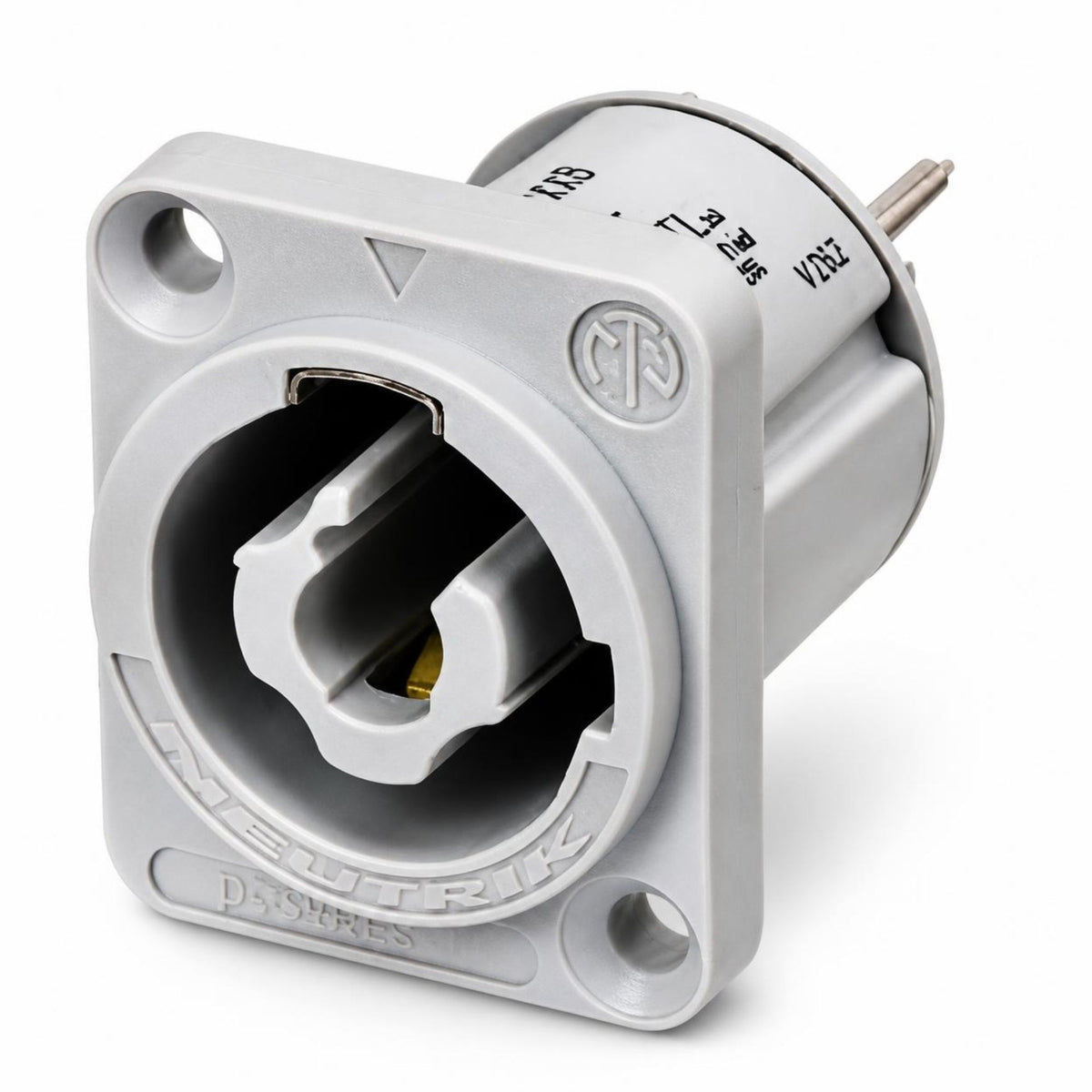 Neutrik NAC3MPXXB Conector PowerCON Chasis 250V 20A Gris/Blanco