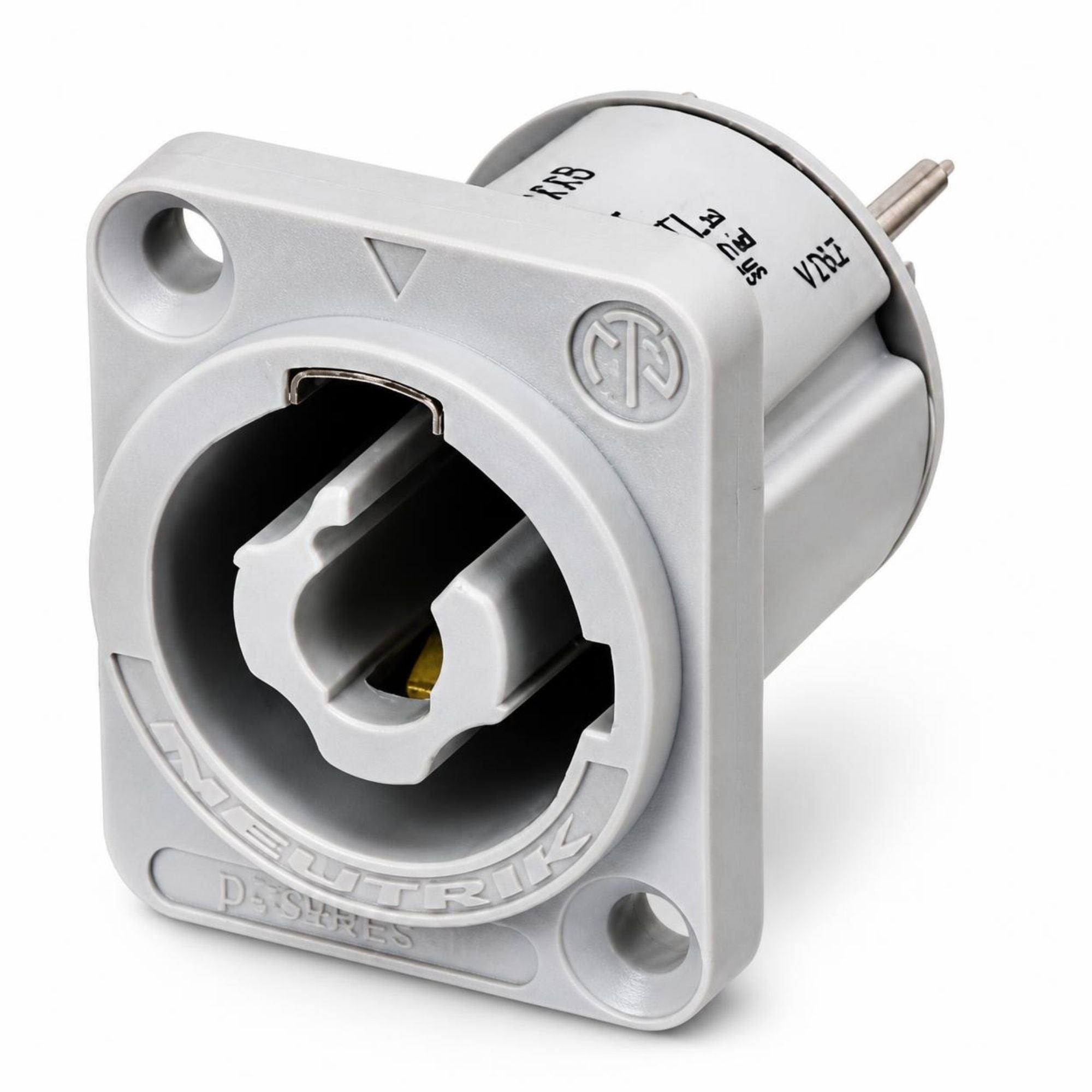 Neutrik NAC3MPXXB Conector PowerCON Chasis Hembra 250V 20A Gris/Blanco