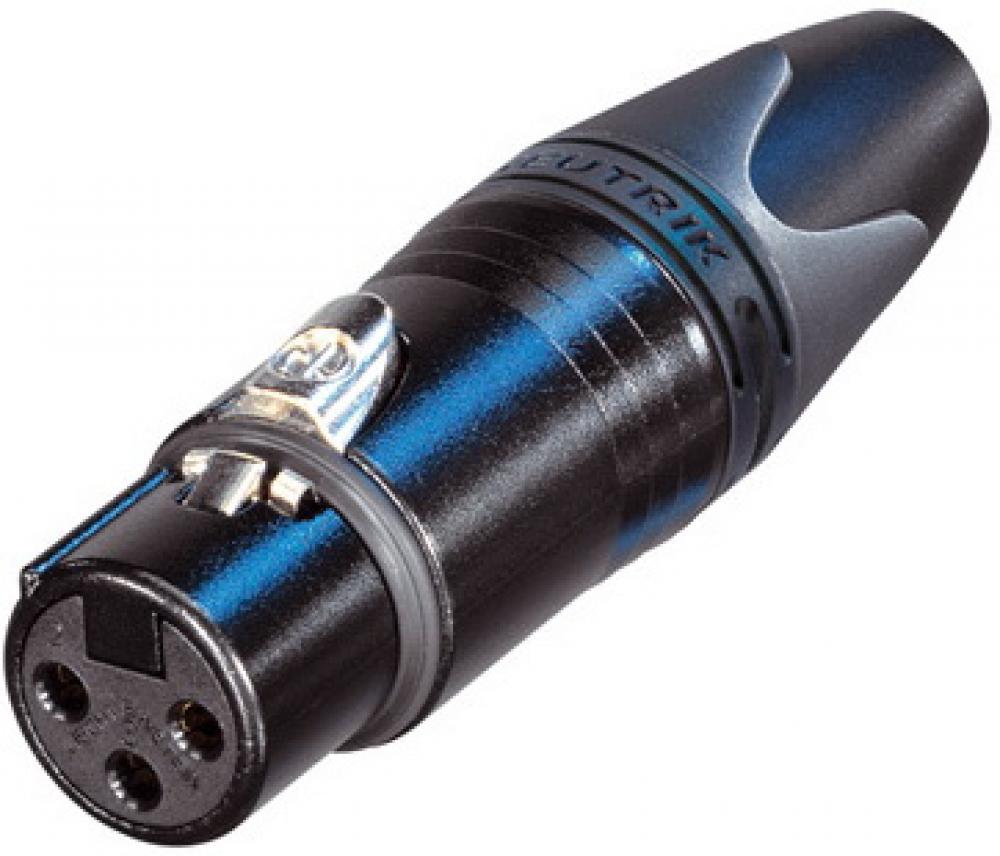 Neutrik NC3FXX-BAG Conector XLR Hembra Volante 3 Polos