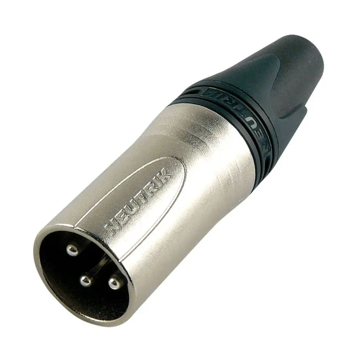 Neutrik NC3MXX Conector XLR Macho Volante 3 Pines Niquelado