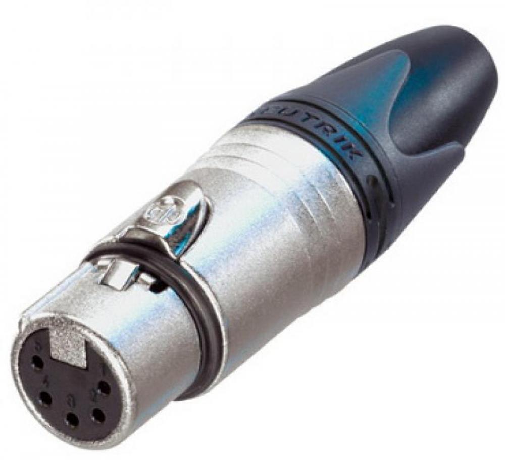 Neutrik NC5FXX Conector XLR Hembra Volante 5 Pines Niquelado