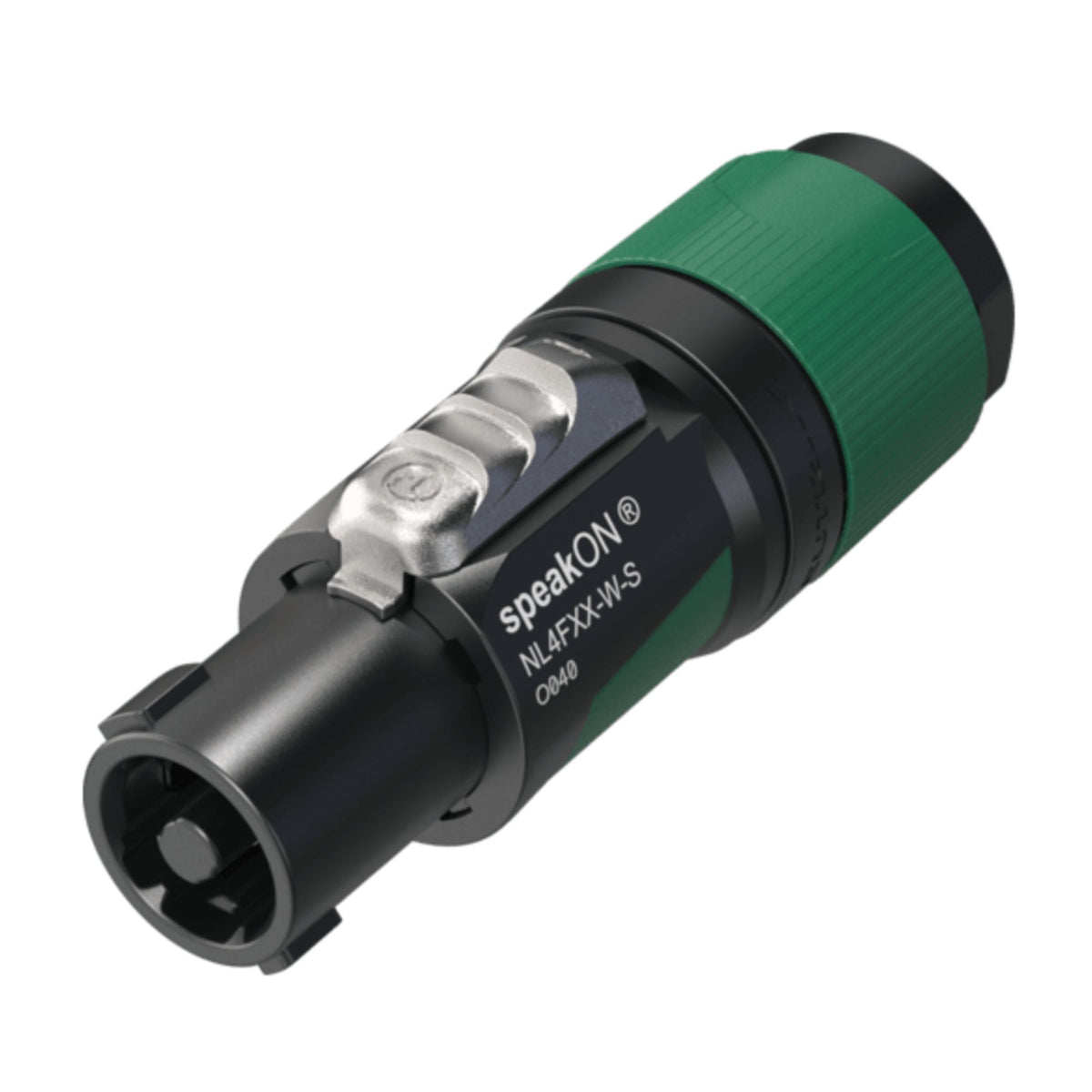Neutrik NL4FXX-W-S Conector speakON Hembra Volante 4 Polos Cable 6-12 mm