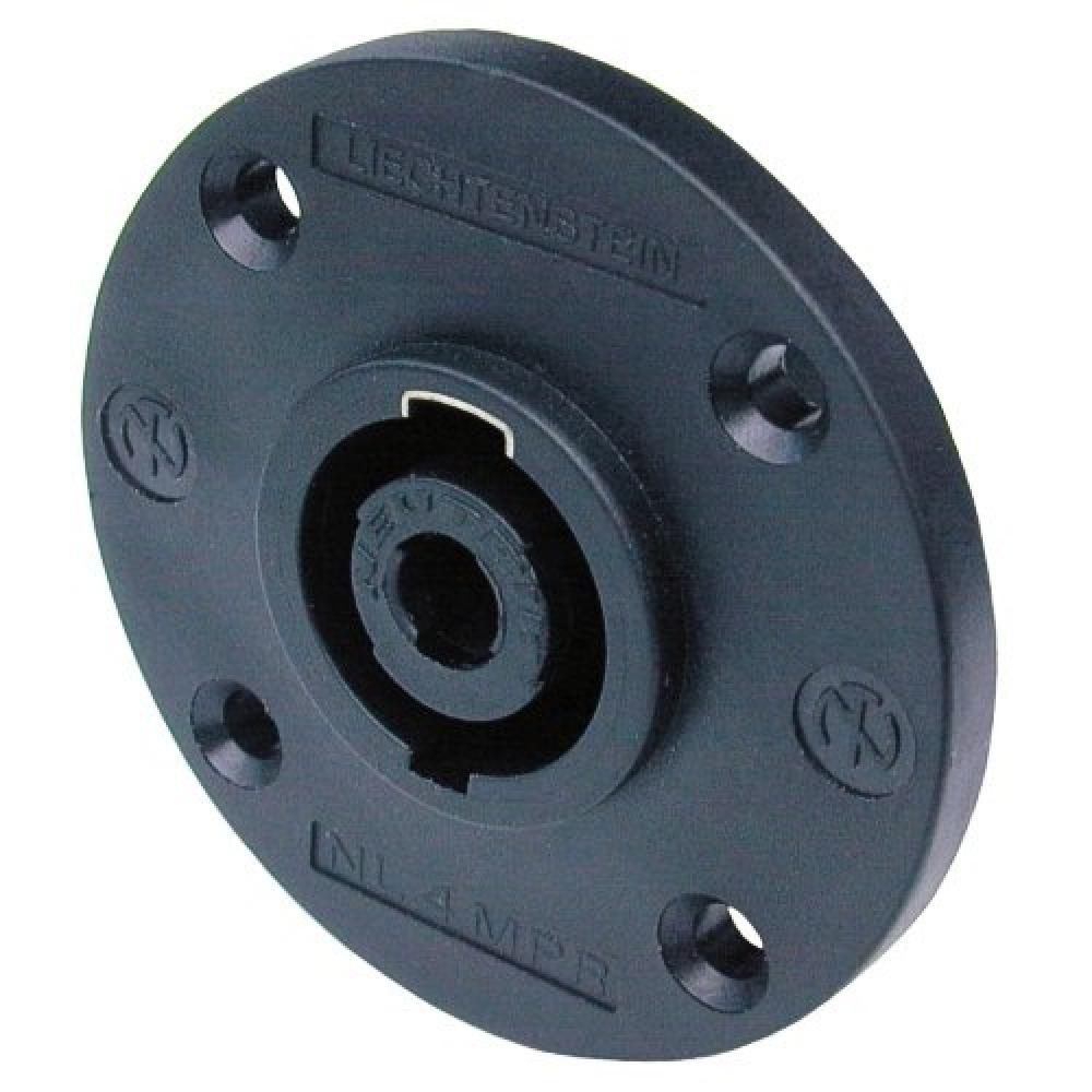 Neutrik NL4MPR Conector speakON de Chasis 4 Polos Brida Redonda