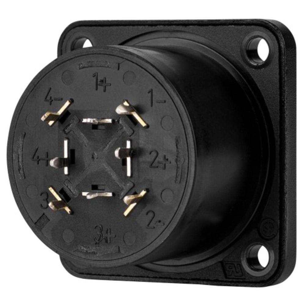 Neutrik NL8MD-V Conector speakON de Chasis 8 Polos para PCB