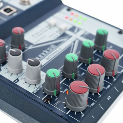 Soundcraft Notepad-5 Mezclador Análogo 5 Canales con Interfaz USB