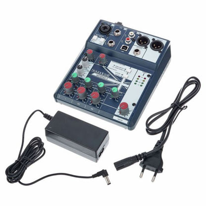 Soundcraft Notepad-5 Mezclador Análogo 5 Canales con Interfaz USB
