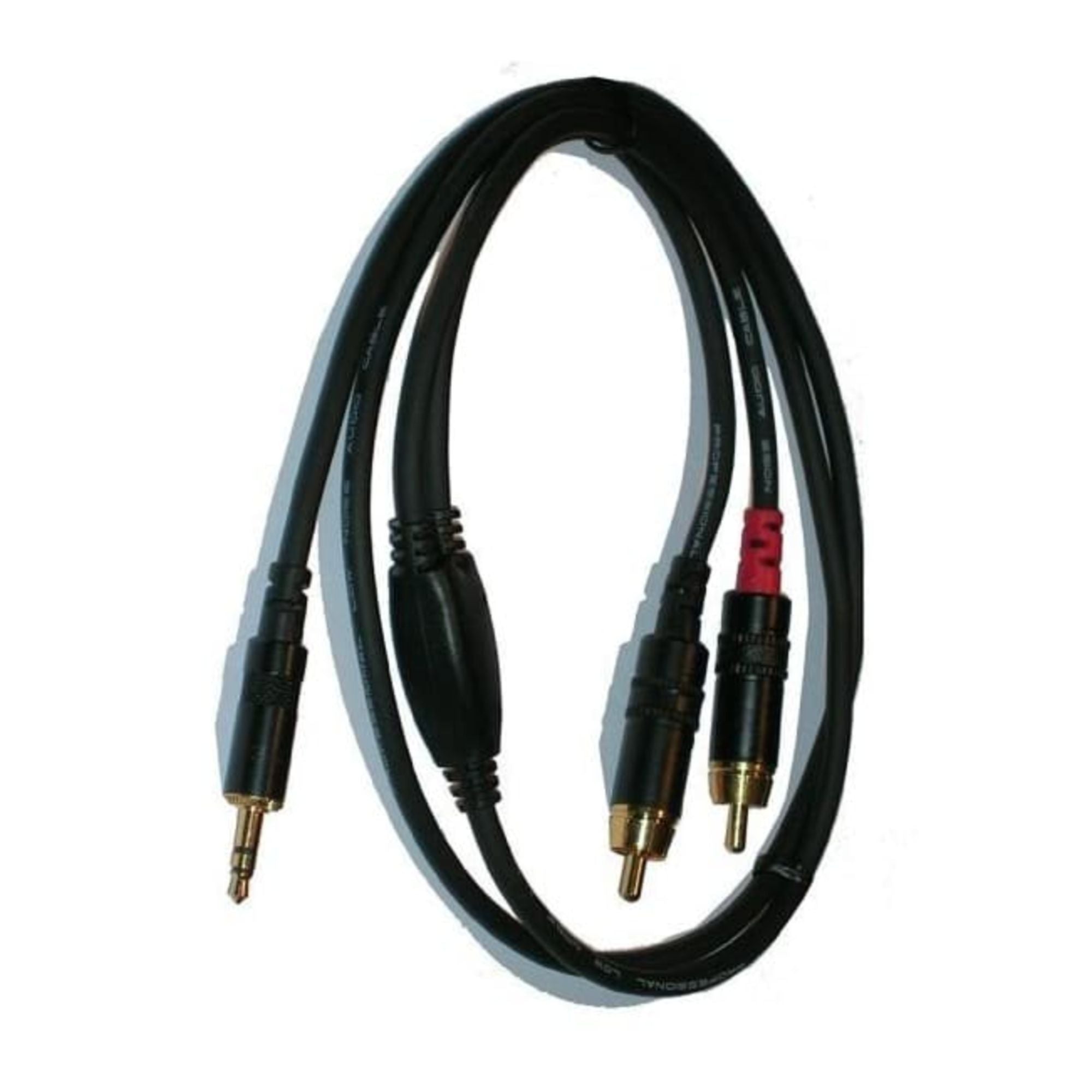 Rean NRA 140-0150-015 Cable Mini Plug TRS a 2 RCA 1.5 Mts