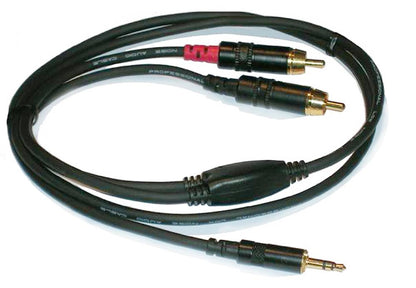 Rean NRA0150031 Cable Miniplug TRS a 2 RCA 3mts