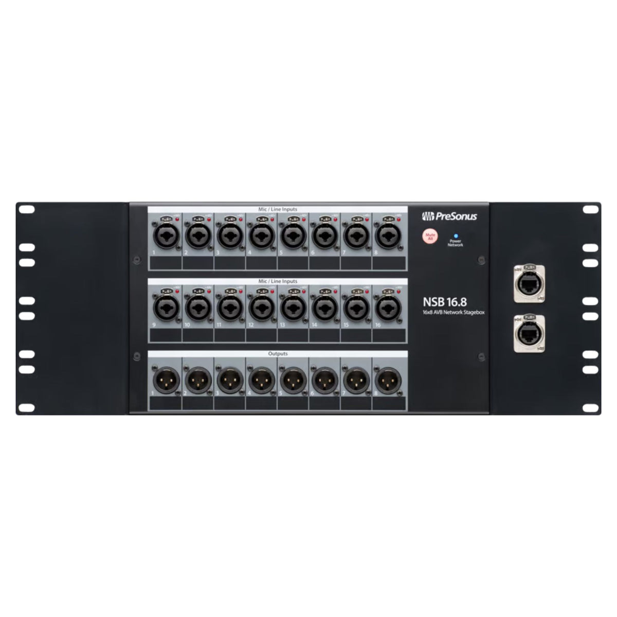 PreSonus NSB 16.8 Stagebox en Formato de Rack 16 Canales