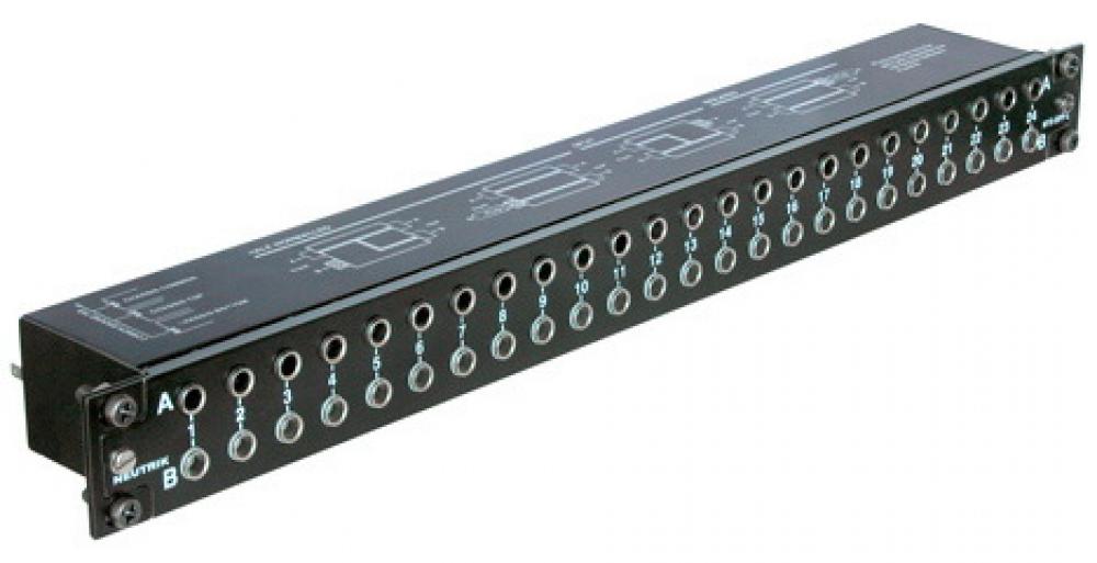 Neutrik NYS-SPP-L1 Patchbay 48 Canales 1/4" TRS de 1U para Rack 19"