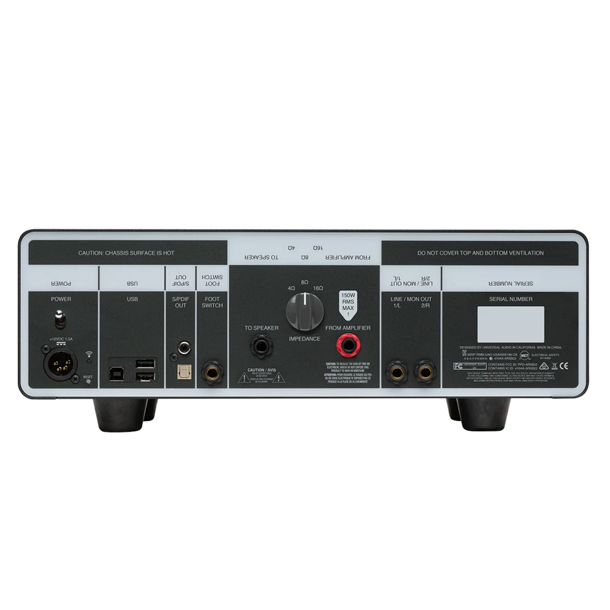 Universal Audio OX Amplificador de Tubo