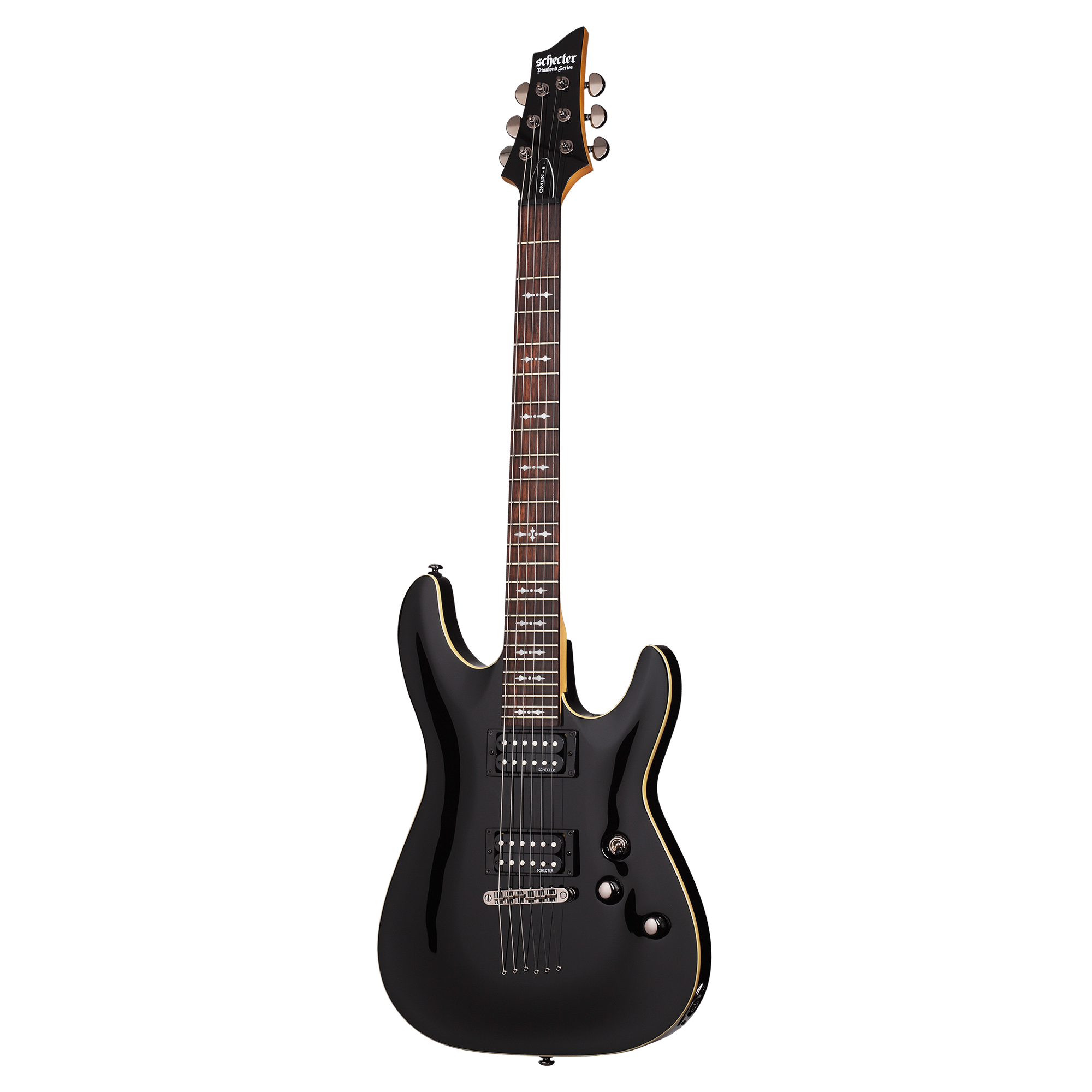 Schecter Omen-6 Gloss Black Guitarra Eléctrica 6 cuerdas