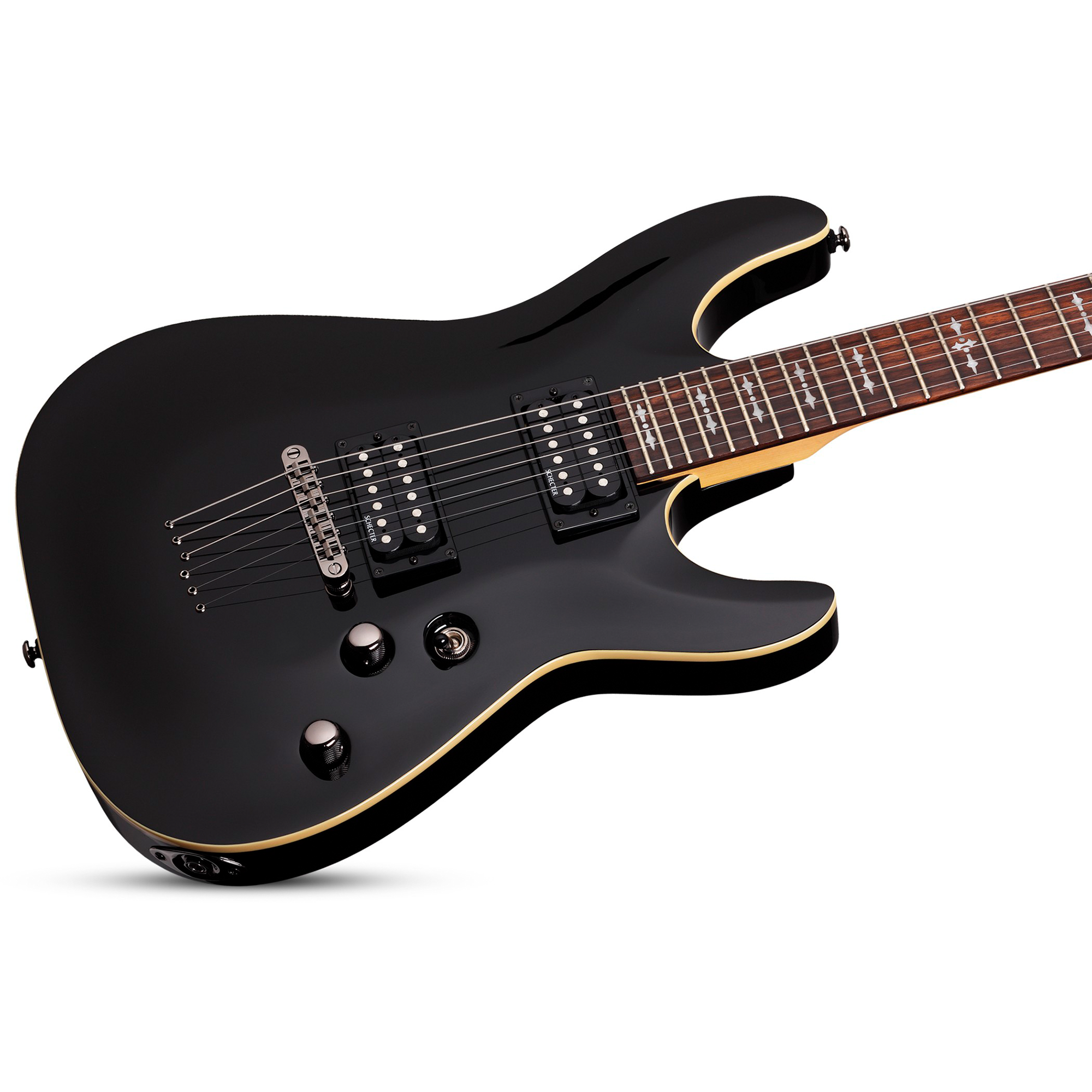 Schecter Omen-6 Gloss Black Guitarra Eléctrica 6 cuerdas