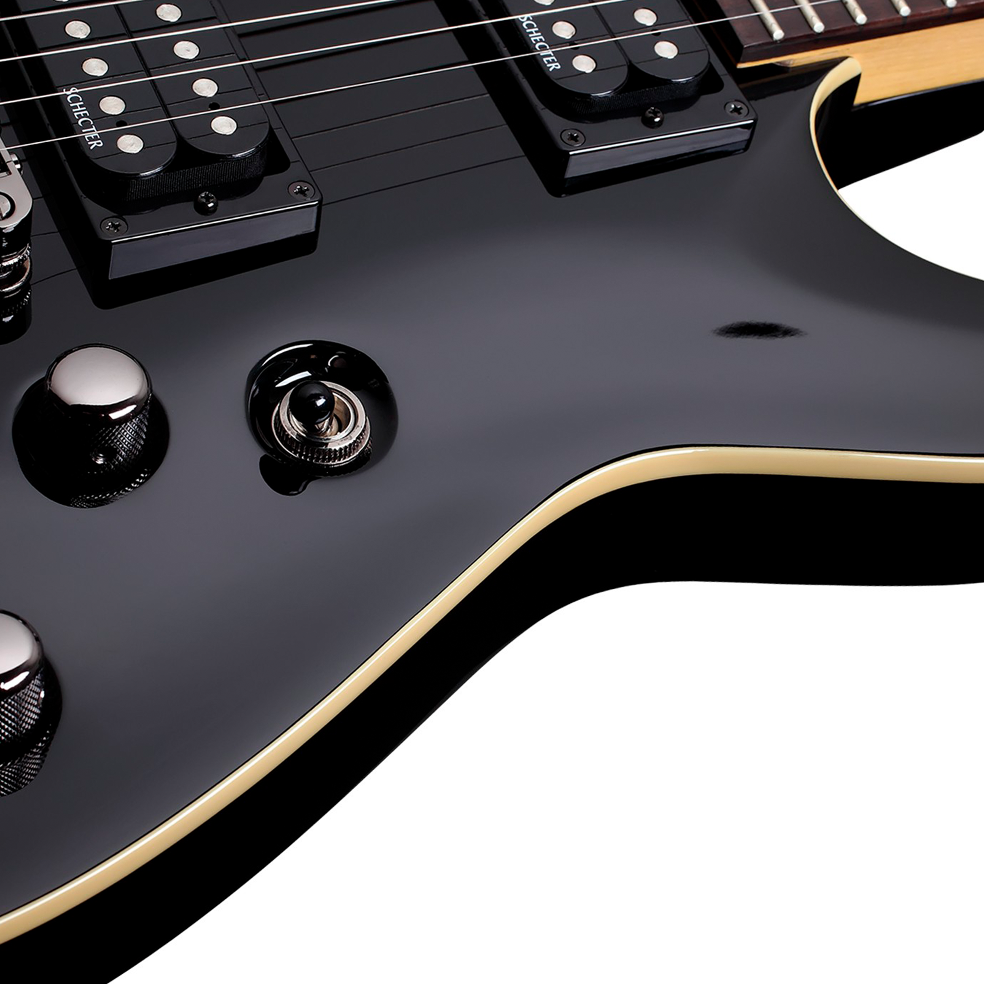 Schecter Omen-6 Gloss Black Guitarra Eléctrica 6 cuerdas