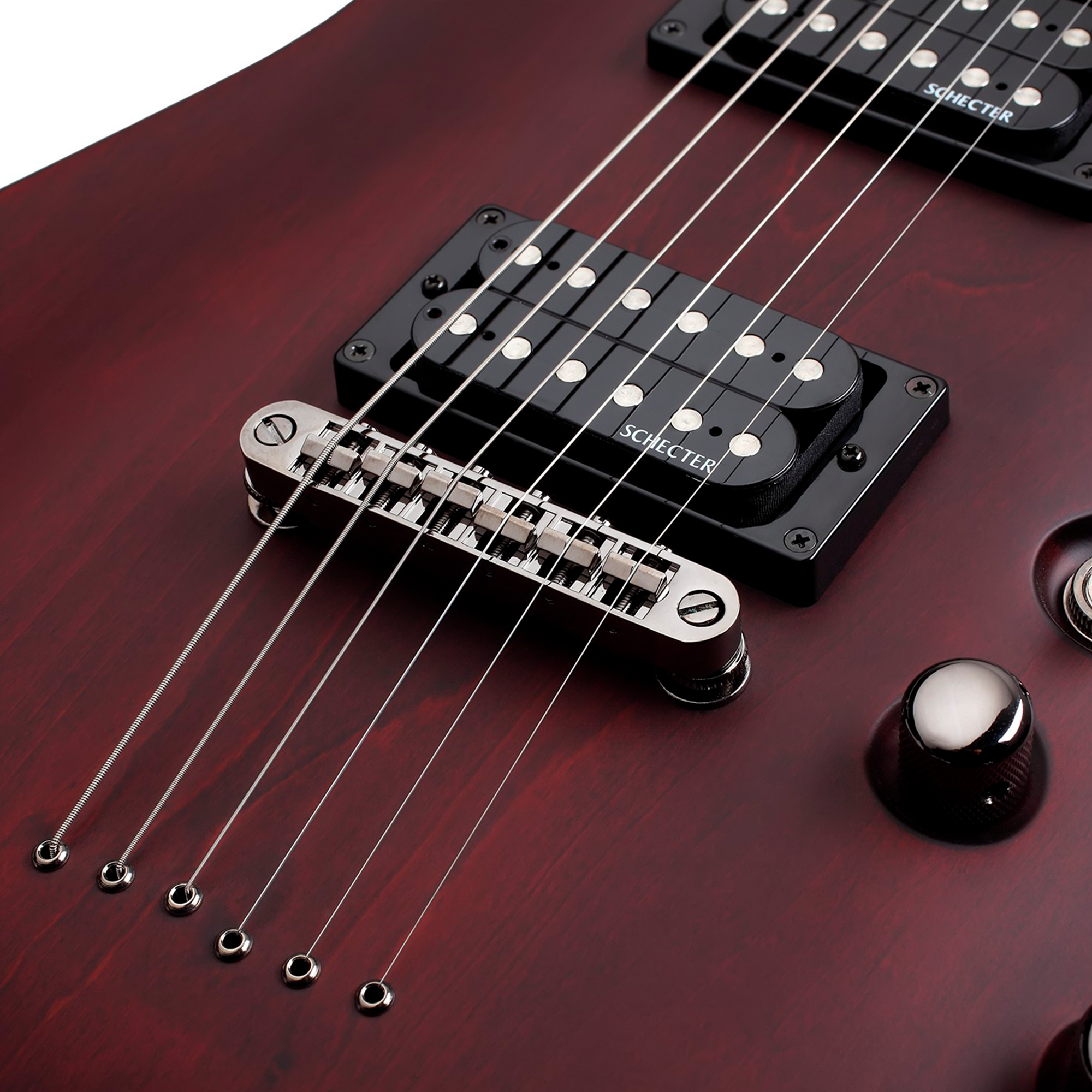 Schecter Omen-6 Walnut Satin Guitarra Eléctrica 6 cuerdas