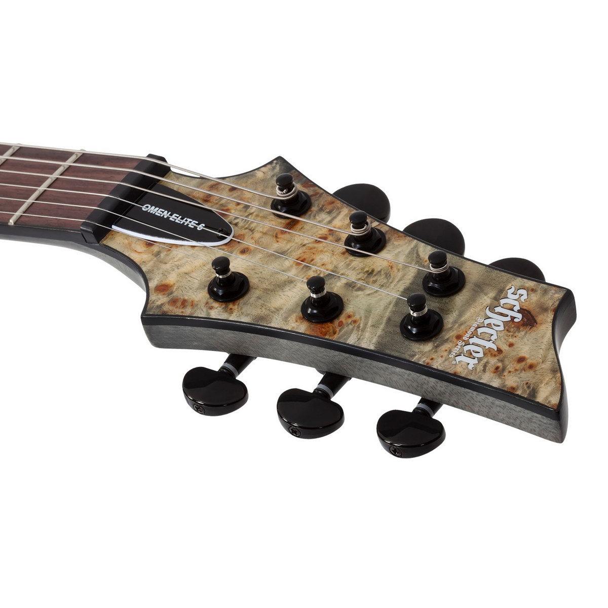 Schecter Omen Elite-6 Charcoal Guitarra Eléctrica 6 Cuerdas