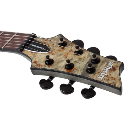 Schecter Omen Elite-6 Charcoal Guitarra Eléctrica 6 cuerdas