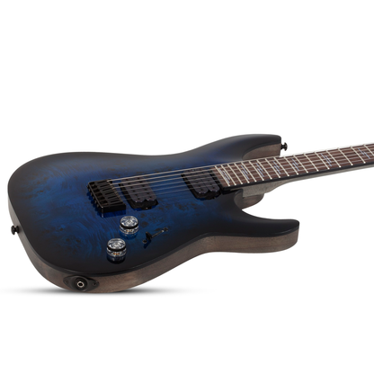 Schecter Omen Elite-6 See Thru Blue Burst Guitarra Eléctrica 6 cuerdas