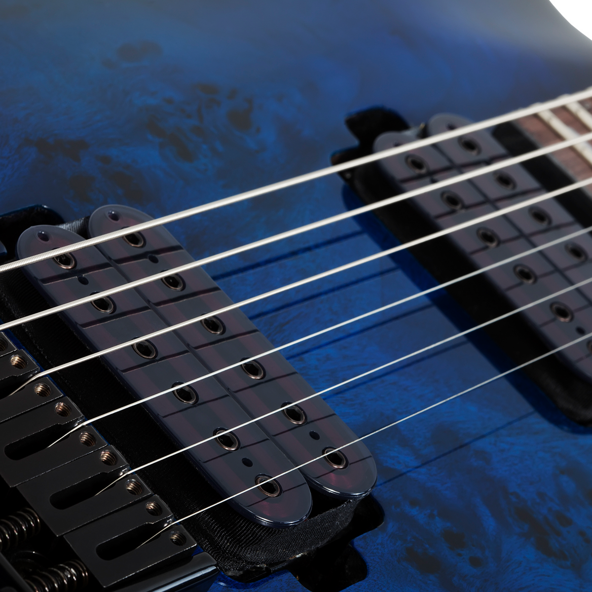 Schecter Omen Elite-6 See-Thru Blue Burst Guitarra Eléctrica 6 Cuerdas