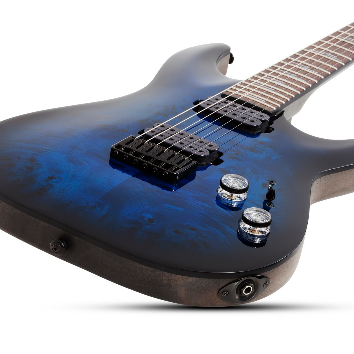 Schecter Omen Elite-6 See-Thru Blue Burst Guitarra Eléctrica 6 Cuerdas