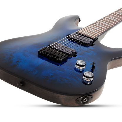 Schecter Omen Elite-6 See Thru Blue Burst Guitarra Eléctrica 6 cuerdas