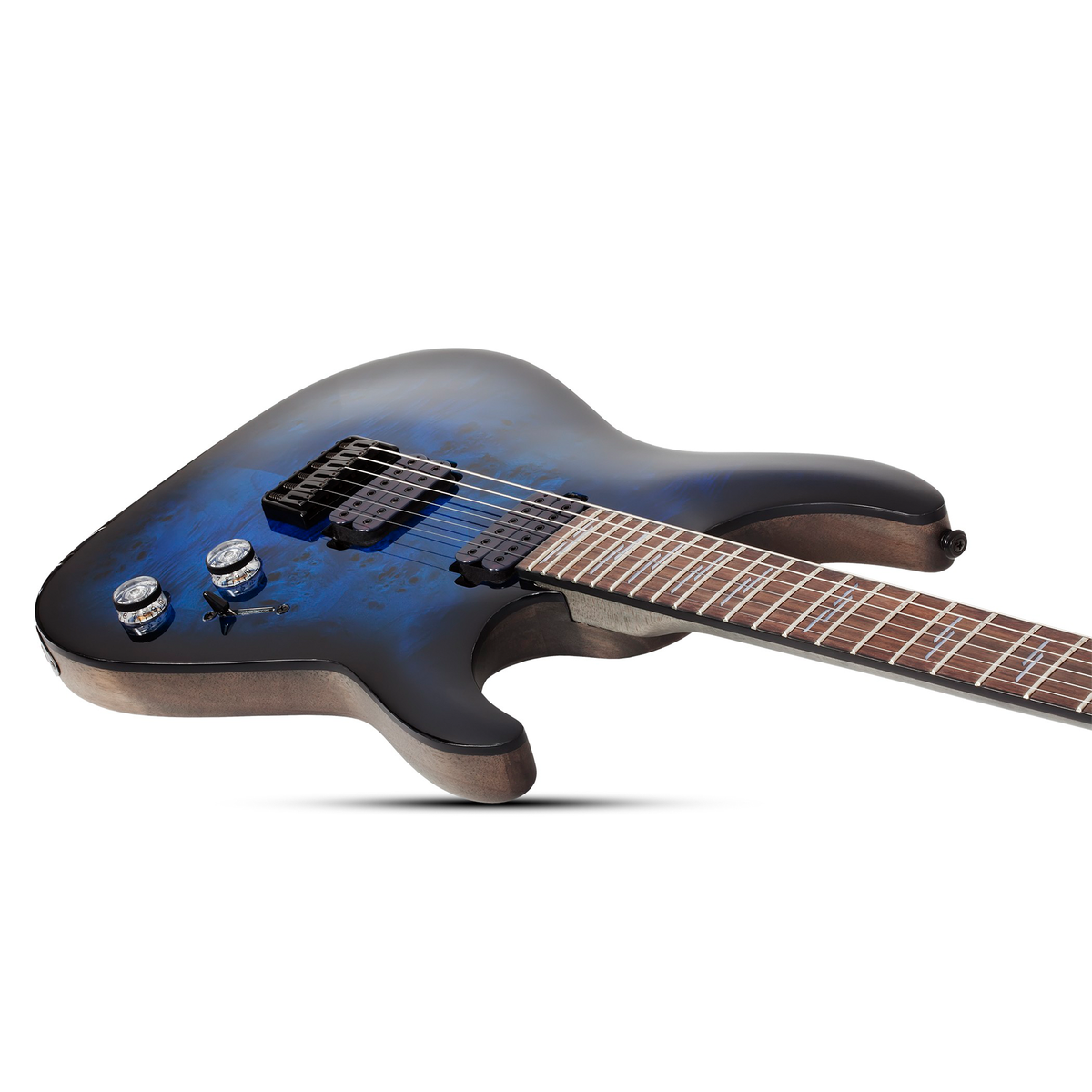 Schecter Omen Elite-6 See-Thru Blue Burst Guitarra Eléctrica 6 Cuerdas