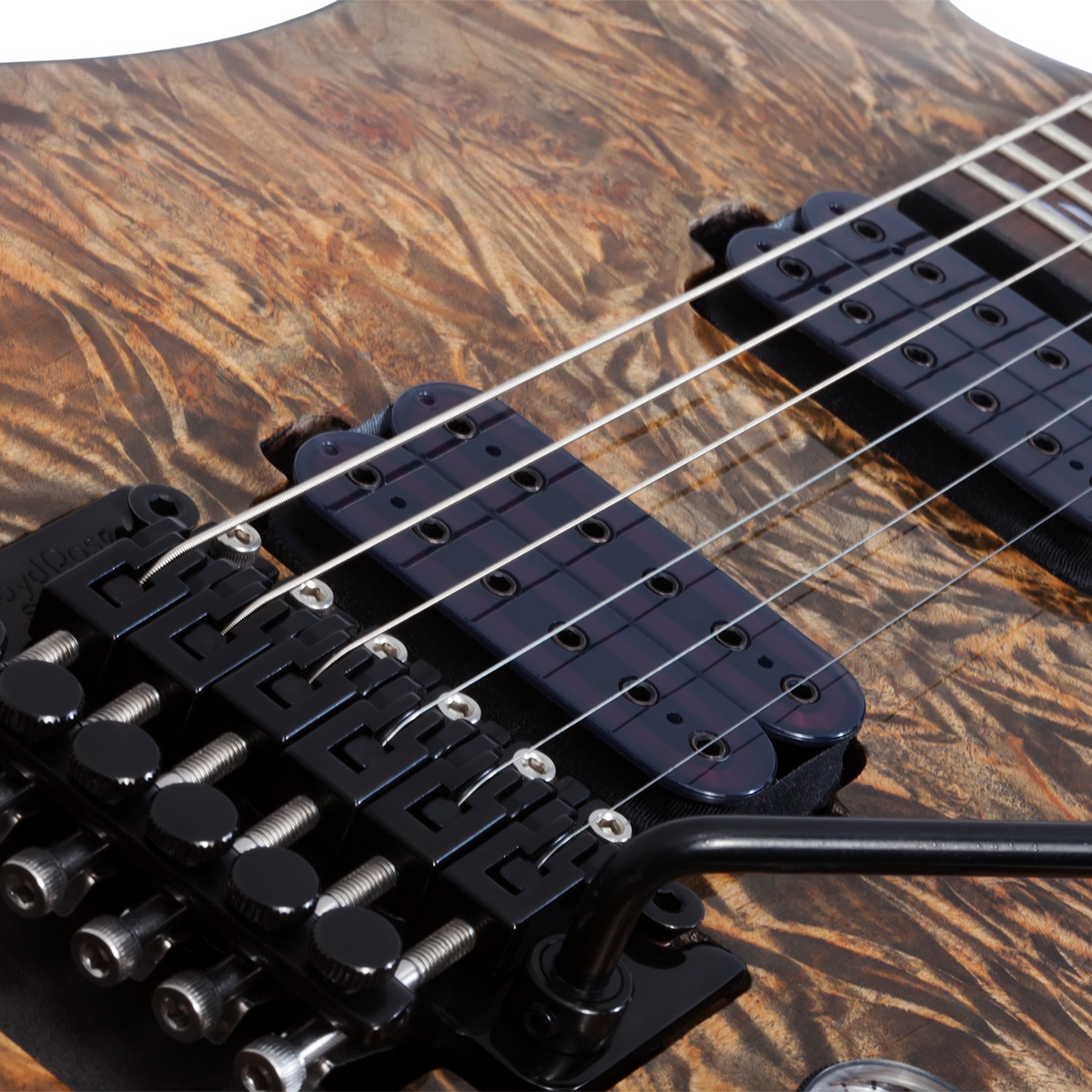 Schecter Omen Elite-6 FR Charcoal Guitarra Eléctrica 6 Cuerdas
