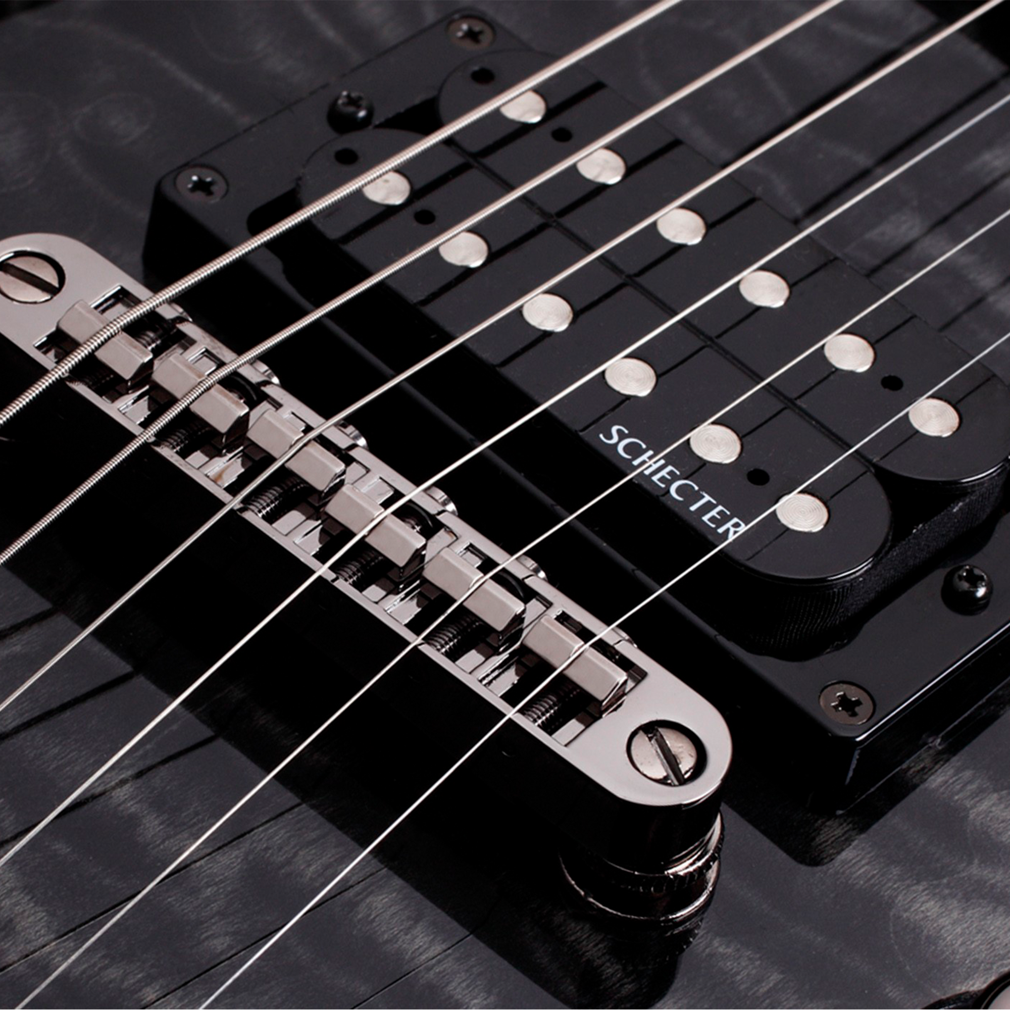 Schecter Omen Extreme-6 See-Thru Black Guitarra Eléctrica 6 cuerdas