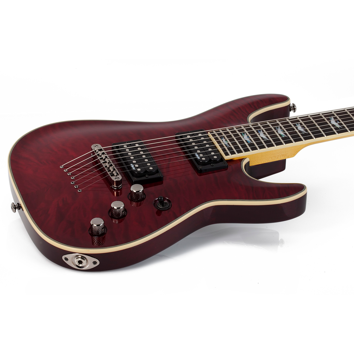 Schecter Omen Extreme-7 Black Cherry Guitarra Eléctrica 7 Cuerdas