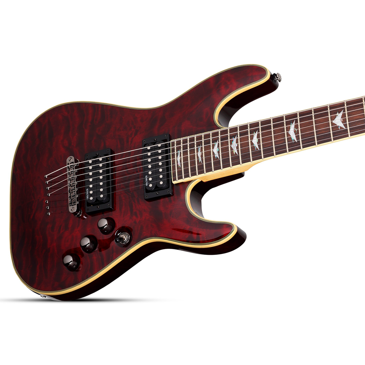 Schecter Omen Extreme-7 Black Cherry Guitarra Eléctrica 7 Cuerdas