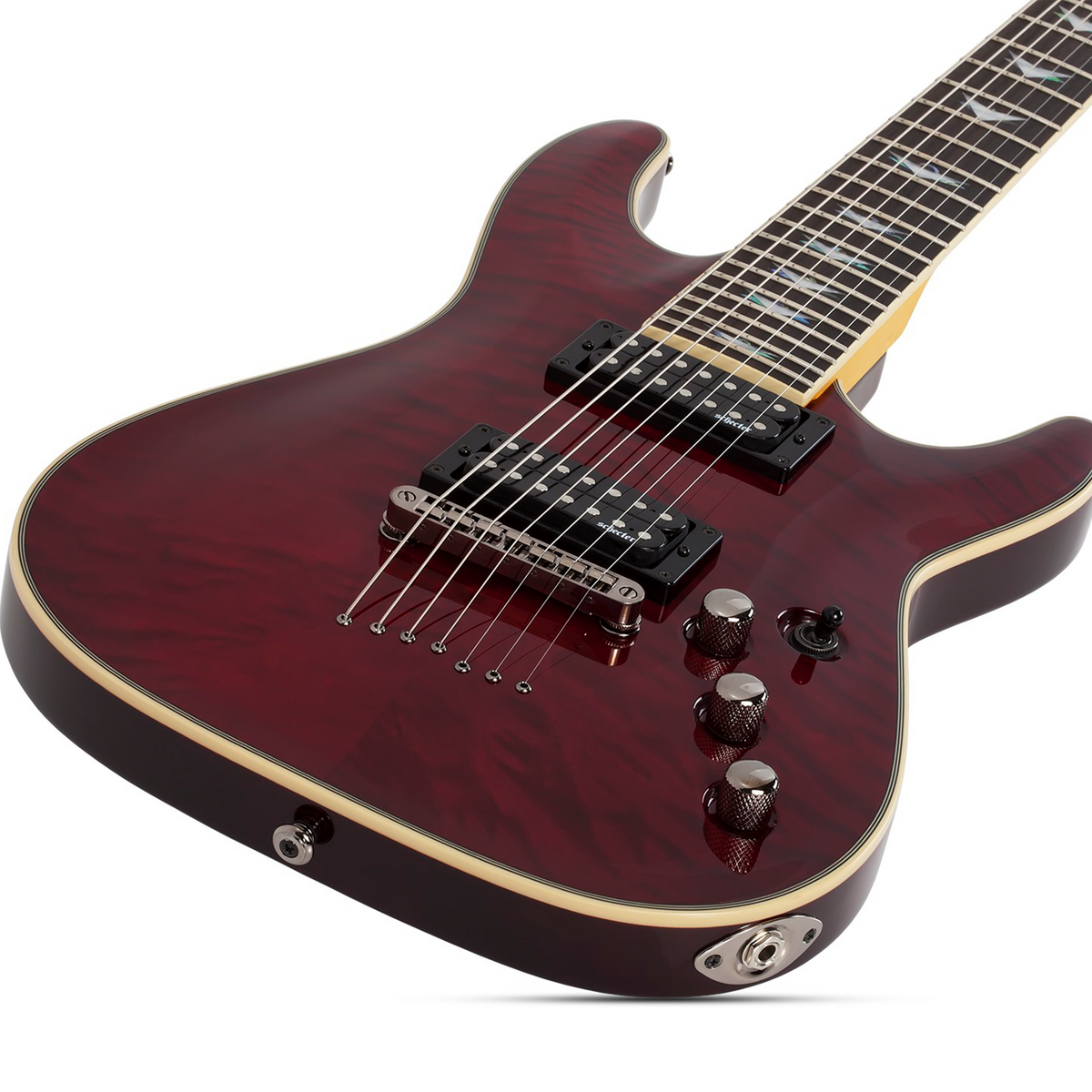 Schecter Omen Extreme-7 Black Cherry Guitarra Eléctrica 7 Cuerdas