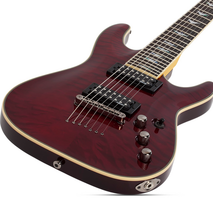 Schecter Omen Extreme-7 Black Cherry Guitarra Eléctrica 7 cuerdas