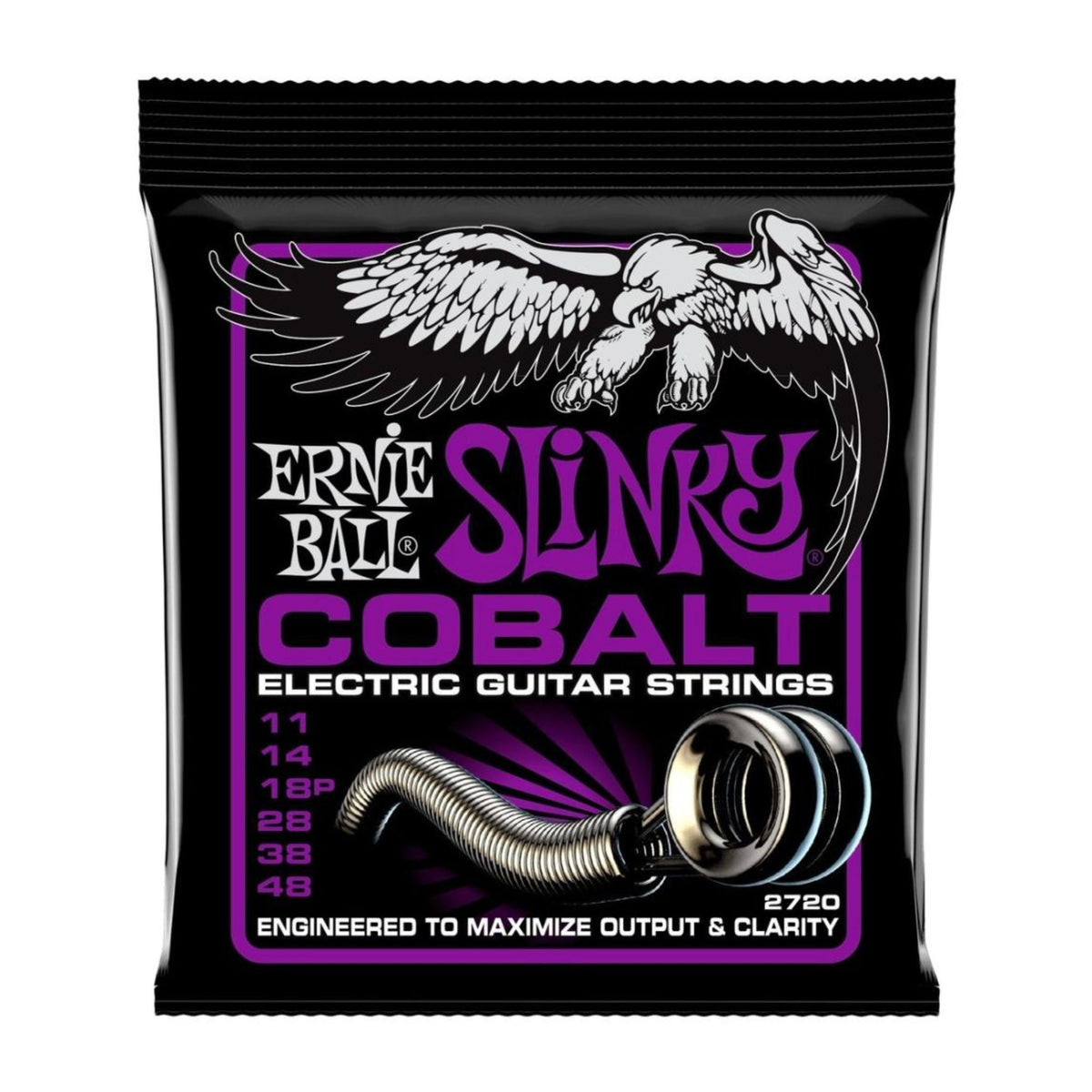 Ernie Ball P02720 Cuerdas Guitarra Eléctrica 011-048 Regular Slinky Cobalt