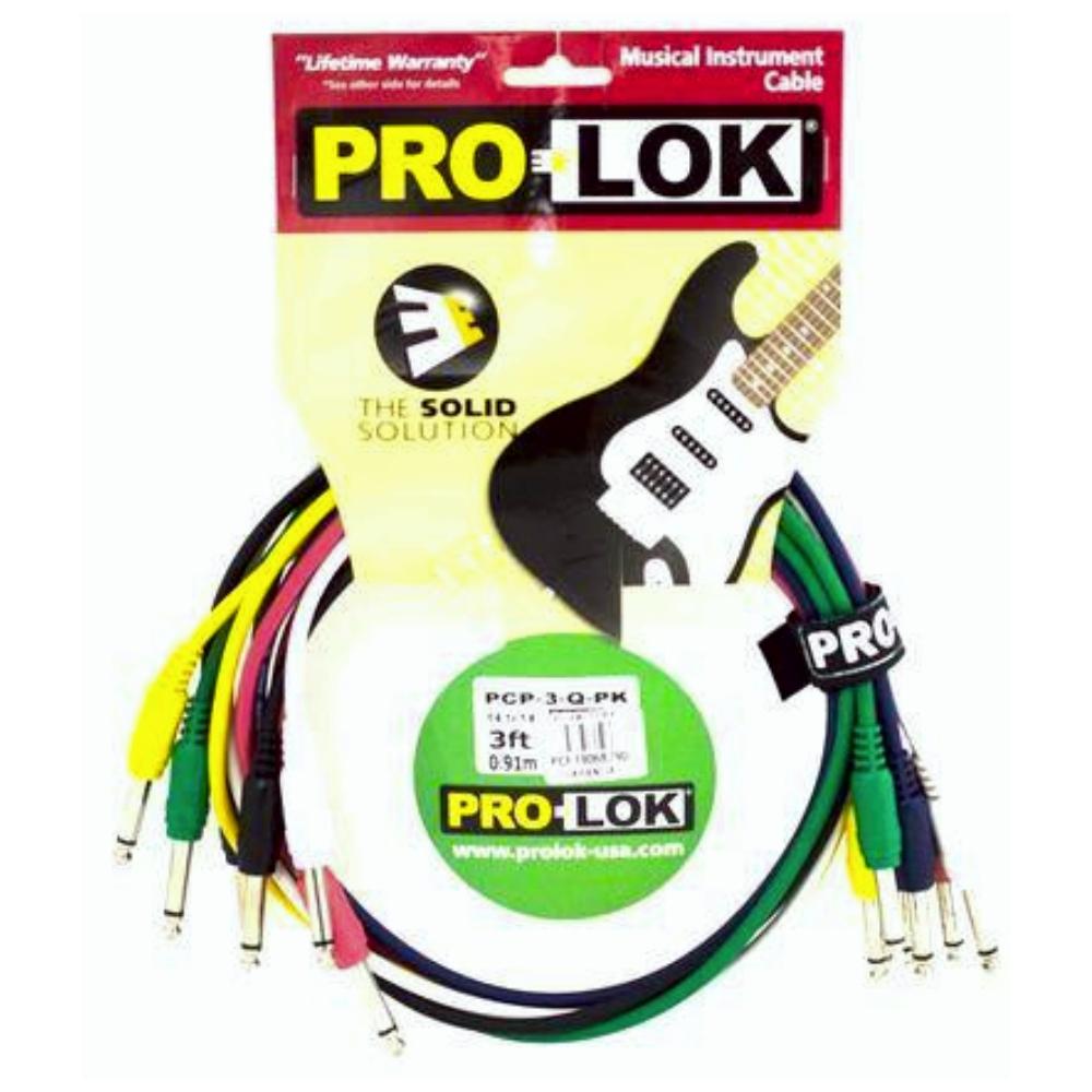 Pro-Lok PCP3QPK Cable Desbalanceado TS Set de 6 cables 90cm