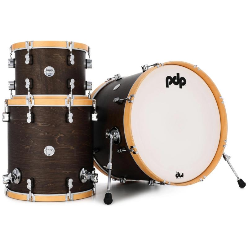 PDP PDCC2013WN Batería Acústica Concept Maple Shellpack 3Pcs Oxwalnut