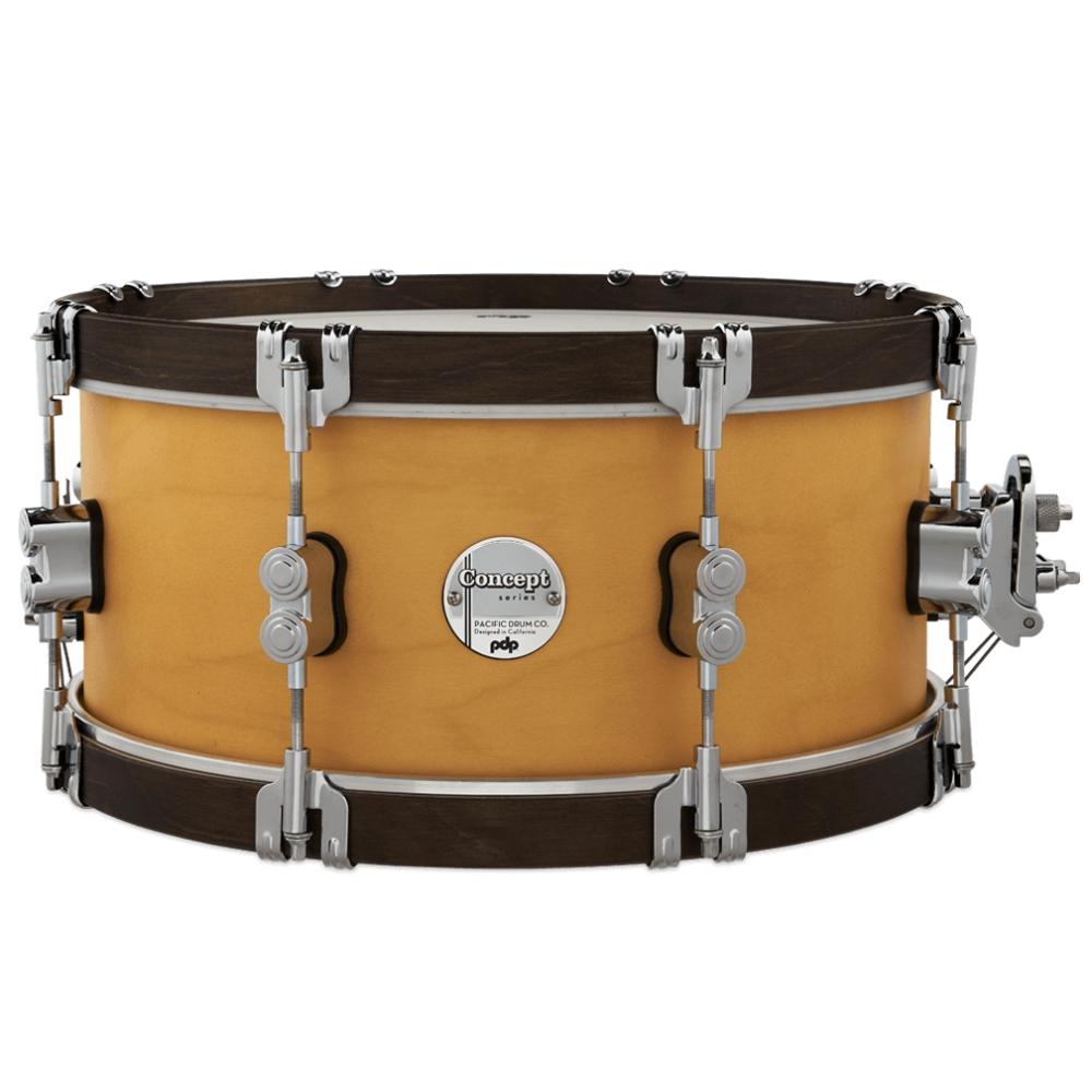 PDP PDCC6514SSNW Caja Concept 14" Maple Natural Stainwalnut Hoops